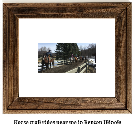 horse trail rides near me in Benton, Illinois